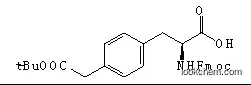 Molecular Structure of 222842-99-1 (FMoc-L-4-(OtButylcarboxyMethyl)phe-OH)